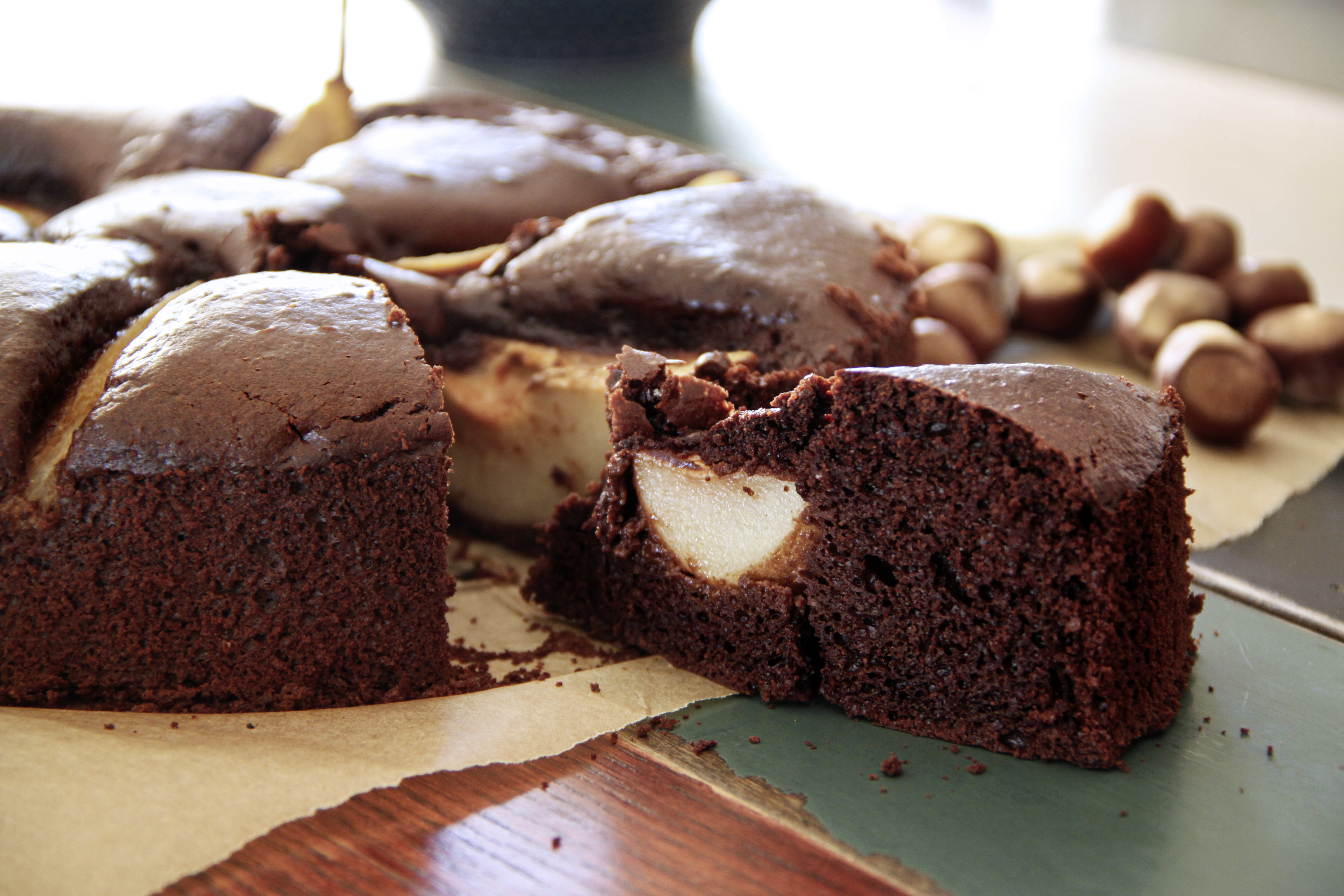 Moelleux chocolat poires Moelleux chocolat poires