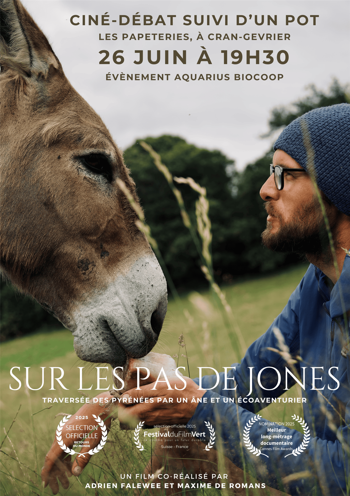 Projection - Film "Sur les pas de Jones"