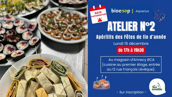 Atelier Féenouille - Les apéritifs des fêtes de fin d'année